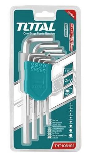 Juego de llave Allen 9 piezas TOTAL