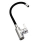 Llave MonoMando LavaPlato Cuello Flexible Negro