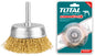 Escobilla Copa 3" dorado con vastago TOTAL