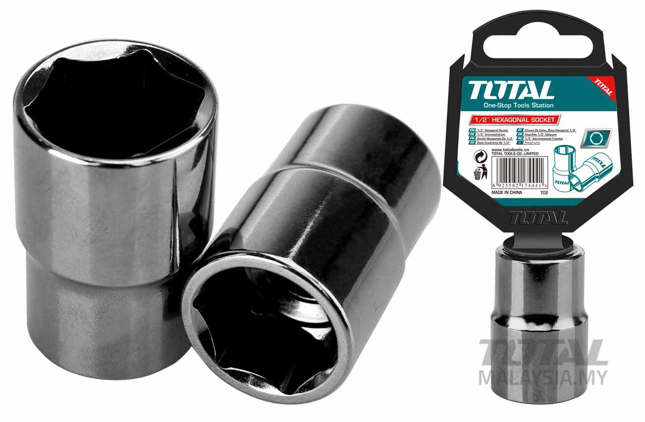 Dado Hexagonal ajuste de 1/2", Varias Medidas TOTAL
